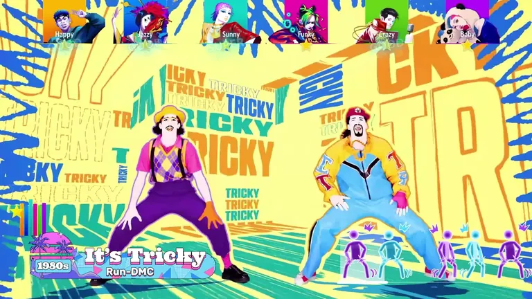 '80s tracks in Just Dance: Decades of Hits