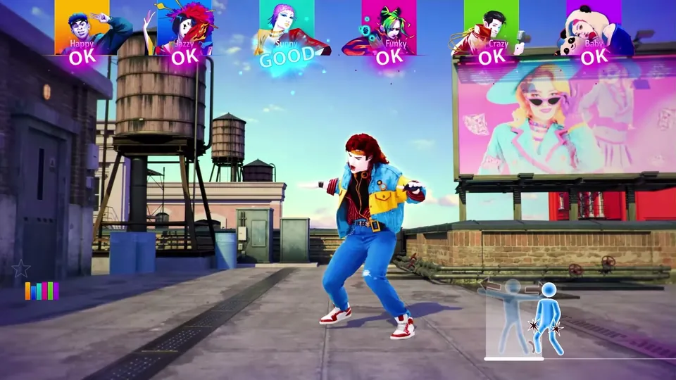 '80s routine from the launch build