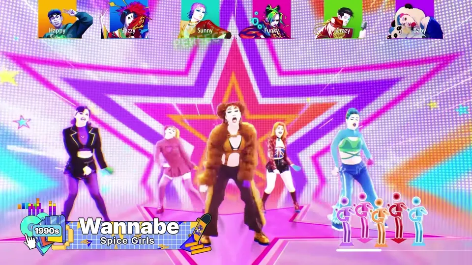 Official '90s era artwork from Just Dance: Decades of Hits